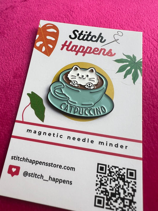 Catpuccino magnetic needle minder