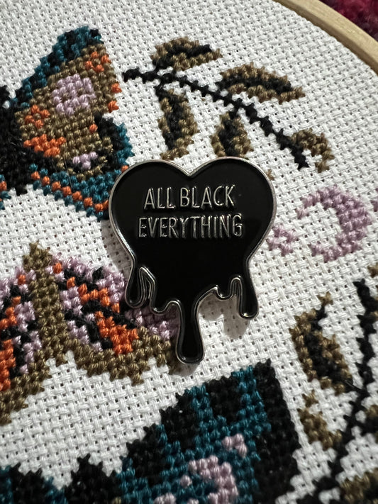 All Black Everything magnetic needle minder