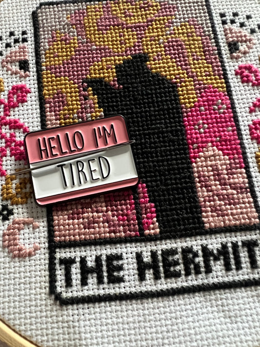 Hello I'm Fine magnetic needle minder
